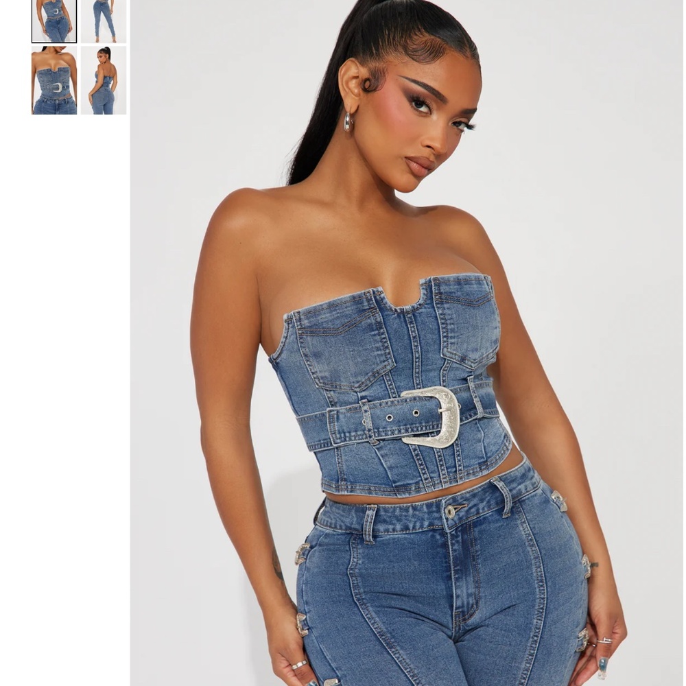 A buckle sized top for sale. NWT Fashion Nova. Buckle Bunny Size Medium